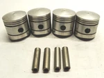 Vintage 1939-1948 Ford V8 Set Of .030 Pistons Ohio #L273 Vitaloy #1630 Nos. Fixed Price $26.98.