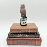 Halloween Gothic Decor Fantasy Owl Bottle Trinket Box-curses Spells Potions. Fixed Price $14.95.
