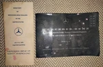 1976 Manual Catalog Mercedes Benz Engine Chassis 230.4 220D 240D 300D. Fixed Price $65.00.