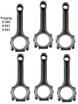 Reman Engine Connecting Rods SET/6 For Jeep 4.0L 242 1987-2004 Casting# 544,691. Fixed Price $216.36.
