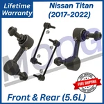 Moog Oem Front & Rear Sway Bars For 2017-2022 Nissan Titan 5.6L, 4WD Lifetime. Fixed Price $145.99.