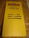 M37 Dodge Flat Head ,desoto, .040 Rod Bearings New. Fixed Price $39.99.
