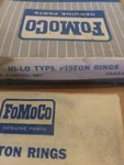 C6AZ-6148-E Ford Oem Partial Piston Ring Set Nos 390 1966 & 1967 Galaxie 500. Fixed Price $14.50.