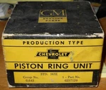 Nos 1960 Corvair Standard Piston Ring Set Still Sealed. Fixed Price $75.00.
