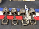 Used Datsun Roadster 2000 Piston Set With Connecting Rods 1967.5-1970 SRL311. Fixed Price $194.00.