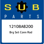 Subaru Brg Set Conn Rod 12108AB200, New Genuine Oem Part. Fixed Price $176.03.