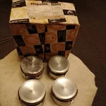 Morris 3.1595IN Std Set Of 4 Hepolite Pistons & Rings Nos.. Fixed Price $94.12.