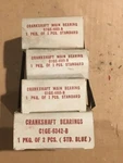 New Main Bearing Set Ford Oem # C1GE-6333B-6342B Late 50'S-MID 60'S??. Fixed Price $30.00.