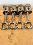 Set Of Cat 4.4 Piston 105143 W/ Connecting Rod Perkins 1104 Diesel Engine Oem. Fixed Price $560.00.