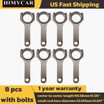 Forged 4340 H-beam Connecting Rods Chevy Ls 6.125'' Pin 0.927 With Bolts. Fixed Price $474.05.