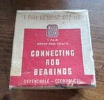 Nos Dodge Connecting Rod Bearings Pair Upper & Lower #1238552 .012 Us. Fixed Price $29.95.