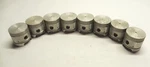 Vintage Ford 8 Cyl Set Of Eccentric Brand Semi Pistons #L-150 Nos. Fixed Price $47.23.