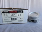 Federal Mogul Sterling Pistons 531P Std (6) Chevrolet V6 173 2.8L 1988-1989 Nos. Fixed Price $99.99.