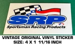 Je Pistons Sportsman Racing Products - Vintage Original Vinyl Decal Sticker. Fixed Price $5.03.
