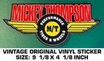 Mickey Thompson Performance Tires & Wheels-vintage Original Vinyl Decal Sticker. Fixed Price $9.39.