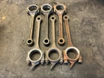 6 Used Connecting Rods For 40 - 42 Hudson Cast # 157381. Fixed Price $180.00.