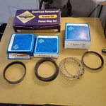 Chrome Piston Rings Studebaker Commander Std Nos 226 245 Engine Flathead. Fixed Price $125.00.