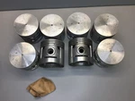 Mcquay-norris P-256AX060 Aluminum Pistons Set Of 8 Flat Top .060 Size Nos. Fixed Price $95.00.