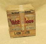 Nos Sealed Box Mcquay-norris Piston Ring Set L938 Std 1940-46 Harvester Truck. Fixed Price $30.00.