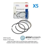 Piston Ring Set For 2500 3500 Sprinter Van OM612 OM647 2.7 88MM Us Stock. Fixed Price $127.02.