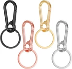 4 Pcs Metal Keychain Carabiner Clip Ring Holder For Keys Purse Finder. Fixed Price $13.40.
