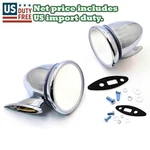 Hot Rod Muscle Classic Car Universal Chrome Bullet Style Side Door Fender Mirror. Fixed Price $121.01.
