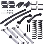 Bfo 3" Lift Kit For Jeep Cherokee Xj 2WD/4WD 84-01 Add-a-leaf Springs + Shocks. Fixed Price $383.02.