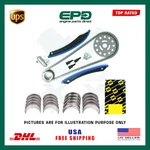 Opel R9M450 Engine Bearings + Timing Chain Kit For Vauxhall Renault 1.6 Cdti. Fixed Price $209.14.