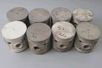 Set Of New Nos Pistons 1932-1936 Ford 221 Flathead 85 Hp V-8 .030 Fomoco. Fixed Price $114.99.