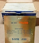 1940-47 Packard 110 Series 6 Cyl Piston Ring Set Moog #: 5-578 .030, 1/2" Bore. Fixed Price $45.00.