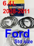 Ford 6.4L V8 Powerstroke Piston Hastings Set (standard Size). Fixed Price $158.99.