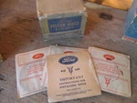 Nos Ford Flathead Rings 95 Hp 1937-39 Standard Steel Pistons 82A-6149-A2. Fixed Price $34.99.