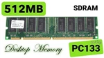 Samsung 512MB PC133 Sdram 168-PIN Dimm M366S6453DTS-C7A CL3 Non-ecc Desktop. Fixed Price $29.99.