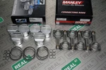 Cp Pistons Manley Rods Skyline R32 R33 R34 RB25DET 9.0:1 86.5MM. Fixed Price $1953.07.