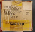 Perfect Circle Piston Ring Set 520 Std Fits 1934-36 Nash Ambassador 3-3/8". Fixed Price $50.00.
