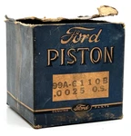 1932 33 34 35 36 Ford Flathead V8 Piston 99A-6110B .0025 Oversized Fomoco Nos/r. Fixed Price $34.99.