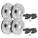 Front & Rear Brake Rotors + Ceramic Pads For 2016-2021 Chevy Cruze Volt. Fixed Price $169.53.