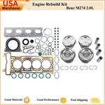 4X Pistons Set 83MM Gasket Kit Fit For Mercedes-benz C250 Glc 2.0T M274. Fixed Price $204.84.