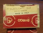 Fiat 124 Sport 1400 / 1600 Piston Ring Set 80.4MM Borgo 34.0108.0 (0.4 Oversize). Fixed Price $103.54.