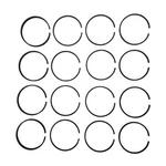 Piston Ring Set - 3.25" Bore Four Cyl Case Va, Vac, Vas, Vao, Vah, Vai, Vaiw. Fixed Price $156.00.