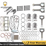 Engine Rebuild-gasket Piston Bearing Con Rod Set Fits 12-17 Chevrolet Cruze 1.8L. Fixed Price $267.20.
