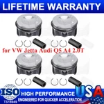 4X Ks Upgraded 23MM Piston & Rings Set 06H107065DM For Audi A5 A4 Vw Jetta 2.0T. Fixed Price $89.50.