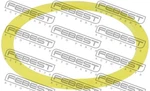 Febest Mercedes-benz Front Axle Sealing Ring 1699-W463OS. Fixed Price $39.00.