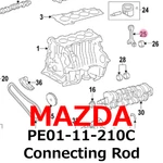 New Mazda Genuine CX-3 CX-5 MX-5 Miata Connecting Rod PE01-11-210C. Fixed Price $123.99.