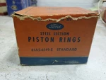 Nos Vintage Ford Genuine Parts 81AS-6149-E Std Steel Section Piston Ring Set V8. Fixed Price $30.00.