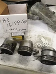 Fits Ah/mg Midget 1098CC 2.542 1963-66 Used Piston Singles 16179-STD W/o Rng. Fixed Price $35.00.