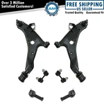 6 Piece Steering Suspension Kit Control Arms W/ Ball Joints Outer Tie Rods Links. Fixed Price $169.85.