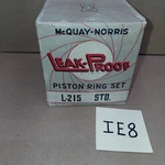 34-41 Dodge Passenger Truck Piston Ring Set Mcquay-norris L215-STD. Fixed Price $30.00.
