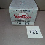 Mcquay-norris Piston Ring Set L-201 Std. Fixed Price $30.00.