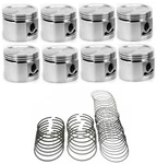 Sealed Power Pistons SET/8+CAST Rings For Buick 430 4-BARREL 9.9:1 Cr .030. Fixed Price $439.56.
